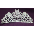 Vente en gros New Design Custom Crystal Crown Wedding Tiara